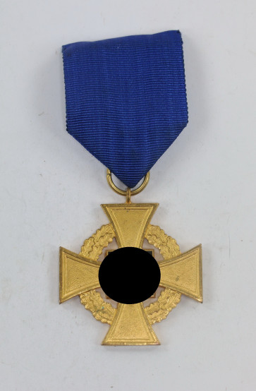 Treudienstehrenzeichen in Gold (40 Jahre), Für treue Dienste - Militaria-Berlin