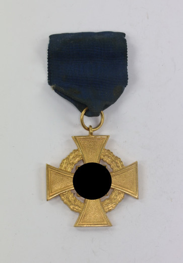 Treudienstehrenzeichen in Gold (40 Jahre), Für treue Dienste - Militaria-Berlin