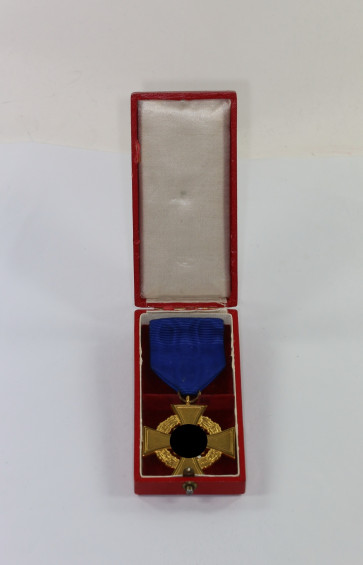Treudienstehrenzeichen in Gold (40 Jahre), im Etui - Militaria-Berlin