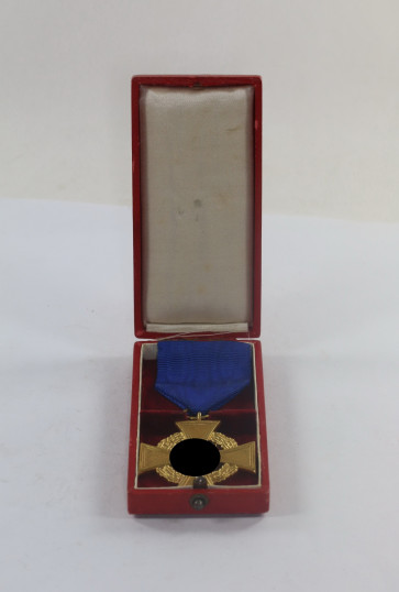 Treudienstehrenzeichen in Gold (40 Jahre), im Etui - Militaria-Berlin