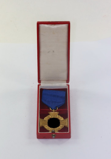Treudienstehrenzeichen in Gold (40 Jahre), im Etui - Militaria-Berlin