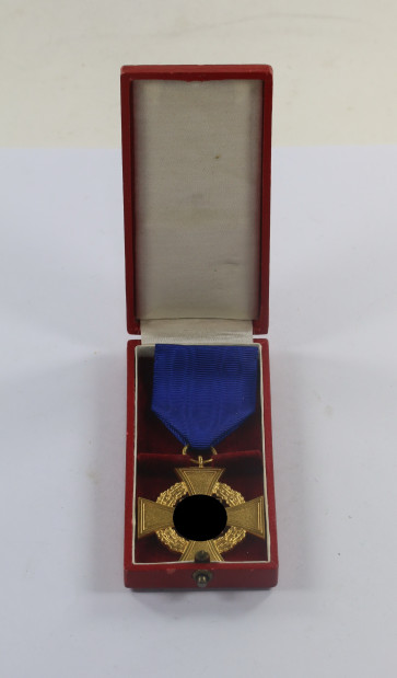 Treudienstehrenzeichen in Gold (40 Jahre), im Etui - Militaria-Berlin
