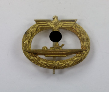U-Bootskriegsabzeichen 1939, C.E. Juncker, Berlin (Buntmetall) - Militaria-Berlin