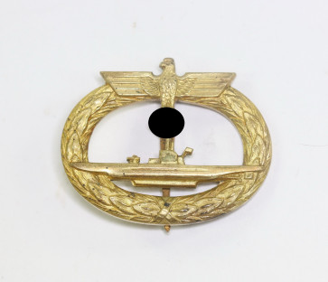 U-Bootskriegsabzeichen 1939, Schwerin Berlin (Buntmetall) - Militaria-Berlin