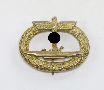U-Bootskriegsabzeichen 1939, Schwerin Berlin (Buntmetall) - Militaria-Berlin
