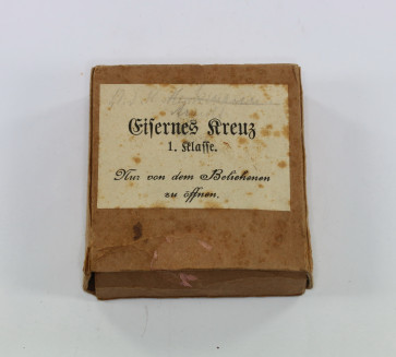 Umkarton Eisernes Kreuz 1. Klasse 1914 - Militaria-Berlin