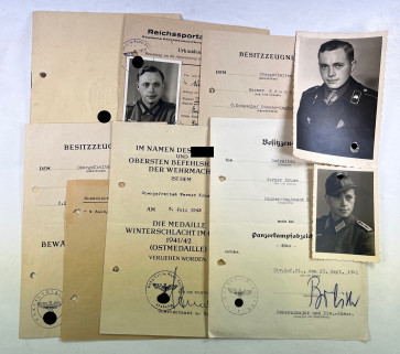 Urkunden Gruppe Panzer-Regiment 6 - Militaria-Berlin