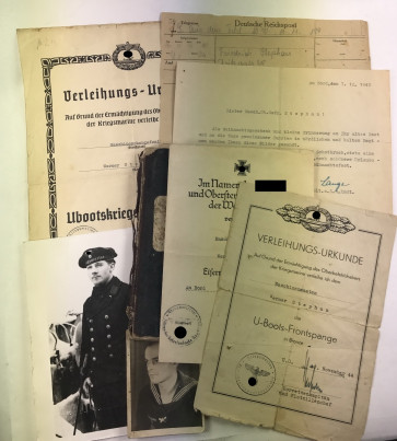 Urkunden Gruppe U-Boot - Militaria-Berlin