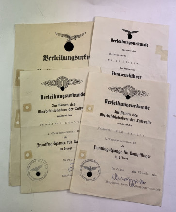 Urkunden Nachlass, Kampfgeschwader 40 - Militaria-Berlin