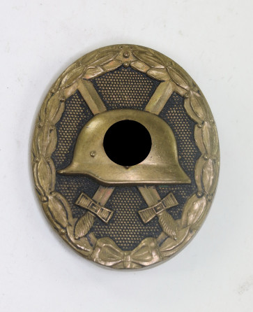 Verwundetenabzeichen in Schwarz 1939, Buntmetall - Militaria-Berlin