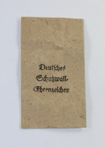 Verleihungstüte Deutsches Schutzwall-Ehrenzeichen, Karl Poellath - Militaria-Berlin