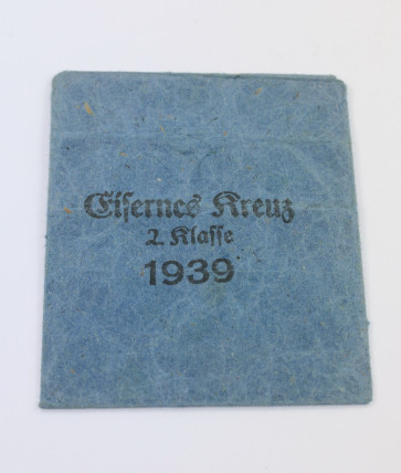 Verleihungstüte Eisernes Kreuz 2. Klasse 1939, Ernst L. Müller Pforzheim - Militaria-Berlin