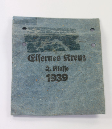 Verleihungstüte Eisernes Kreuz 2. Klasse 1939, Hammer & Söhne - Militaria-Berlin