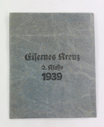  Verleihungstüte Eisernes Kreuz 2. Klasse 1939, Hammer & Söhne geringswalde - Militaria-Berlin
