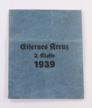 Verleihungstüte Eisernes Kreuz 2. Klasse 1939, Walter & Henlein Gablonz a. R. - Militaria-Berlin