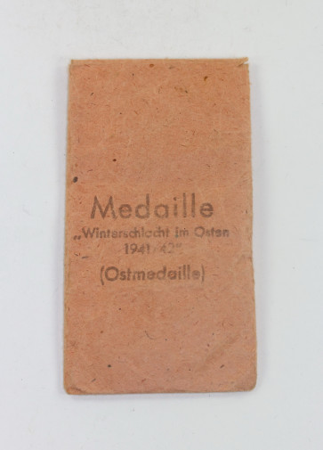 Verleihungstüte Ostmedaille, C.F. Zimmermann Pforzheim - Militaria-Berlin