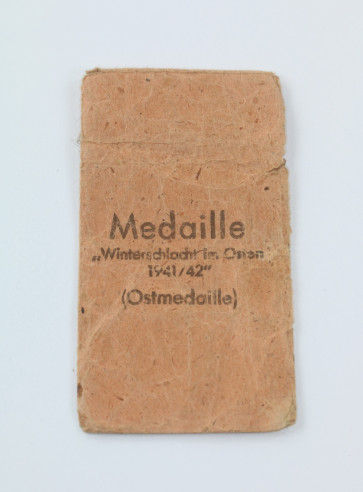 Verleihungstüte Ostmedaille, Eugen Schmidhäusler Pforzheim - Militaria-Berlin