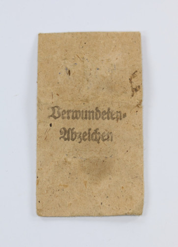 Verleihungstüte Verwundetenabzeichen, Franz Jungwirth  - Militaria-Berlin