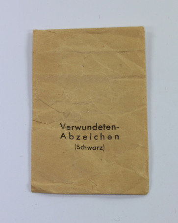 Verleihungstüte Verwundetenabzeichen (Schwarz), Liefergemeinschaft Pforzheimer Schmuckhandwerker - Innungen - Militaria-Berlin