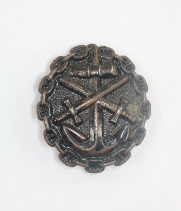 Verwundetenabzeichen der Marine 1918 in Schwarz - Militaria-Berlin
