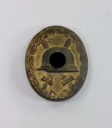  Verwundetenabzeichen in Gold 1939, hohl geprägt (!), Deschler & Sohn, München - Militaria-Berlin