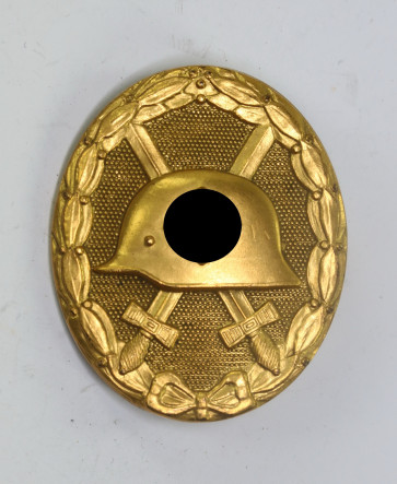 Verwundetenabzeichen in Gold 1939, Hst. 30 (Hauptmünzamt Wien), Buntmetall - Militaria-Berlin