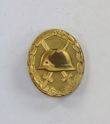 Verwundetenabzeichen in Gold, Hauptmünzamt Wien, Kriegsgefangenschaft (!) - Militaria-Berlin