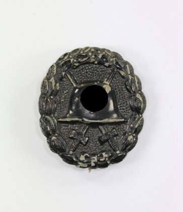 Verwundetenabzeichen in Schwarz, 1. Form, Zink (!) - Militaria-Berlin