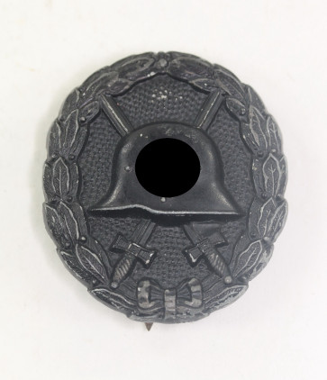 Verwundetenabzeichen in Schwarz 1939, 1. Form, GWL (Gebrüder Wegerhoff, Lüdenscheid) - Militaria-Berlin