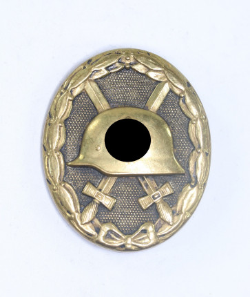 Verwundetenabzeichen in Schwarz 1939, Buntmetall, ohne Hersteller - Militaria-Berlin