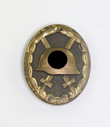 Verwundetenabzeichen in Schwarz 1939, Buntmetall, ohne Hersteller - Militaria-Berlin