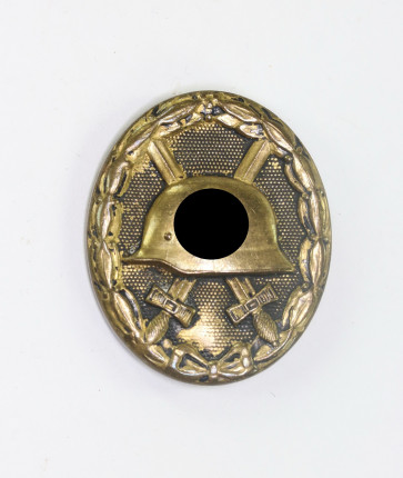 Verwundetenabzeichen in Schwarz 1939, Buntmetall, ohne Hersteller - Militaria-Berlin