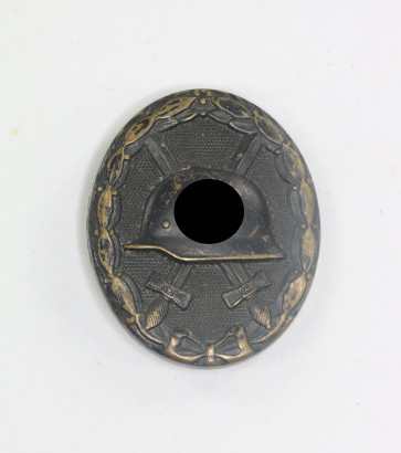 Verwundetenabzeichen in Schwarz 1939, Buntmetall, ohne Hersteller - Militaria-Berlin