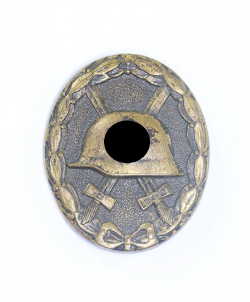 Verwundetenabzeichen in Schwarz 1939, Buntmetall, ohne Hersteller - Militaria-Berlin