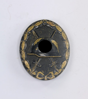 Verwundetenabzeichen in Schwarz 1939, Buntmetall, ohne Hersteller - Militaria-Berlin