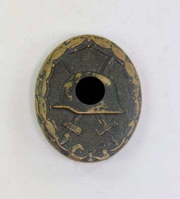 Verwundetenabzeichen in Schwarz 1939, Buntmetall, ohne Hersteller - Militaria-Berlin