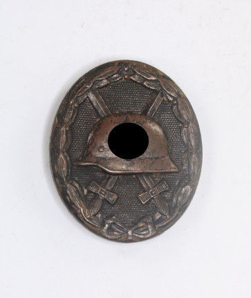 Verwundetenabzeichen in Schwarz 1939, Buntmetall, ohne Hersteller - Militaria-Berlin