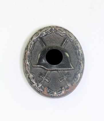 Verwundetenabzeichen in Schwarz 1939, Eisen mit Hersteller - Militaria-Berlin