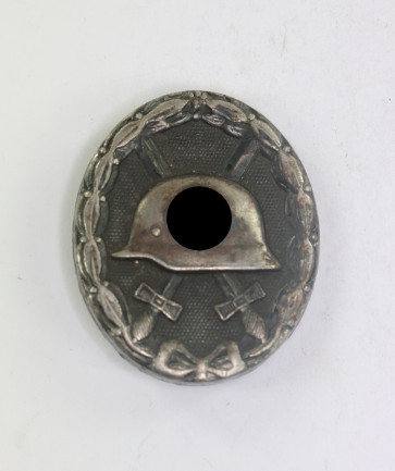 Verwundetenabzeichen in Schwarz 1939, Eisen, ohne Hersteller - Militaria-Berlin