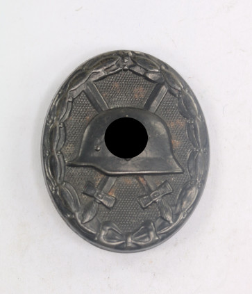 Verwundetenabzeichen in Schwarz 1939, Hst. E.H. und 126 (Eduard Hahn, Oberstein) - Militaria-Berlin