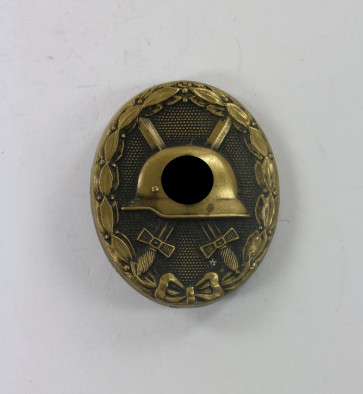  Verwundetenabzeichen in Schwarz 1939, Hst. L/11 Punze auf den Rand (!) - Militaria-Berlin