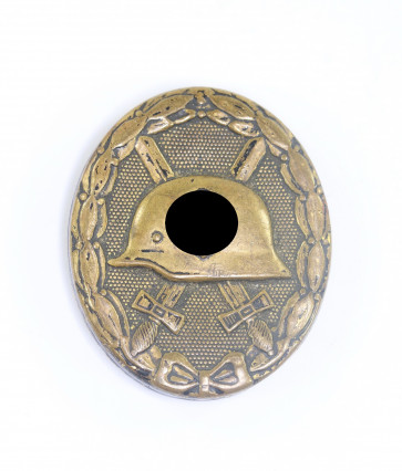 Verwundetenabzeichen in Schwarz, Hst. EH (Helm) (Eduard Hahn, Oberstein) - Militaria-Berlin