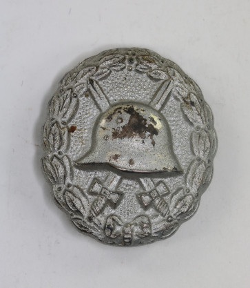 Verwundetenabzeichen in Silber 1918 (Buntmetall) - Militaria-Berlin