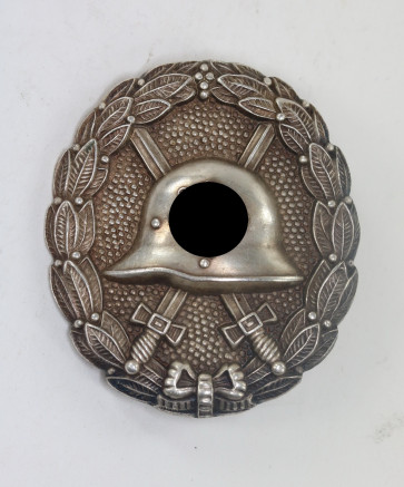 Verwundetenabzeichen in Silber 1939, 1. Form (Neusilber) - Militaria-Berlin