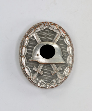 Verwundetenabzeichen in Silber 1939, Buntmetall - Militaria-Berlin