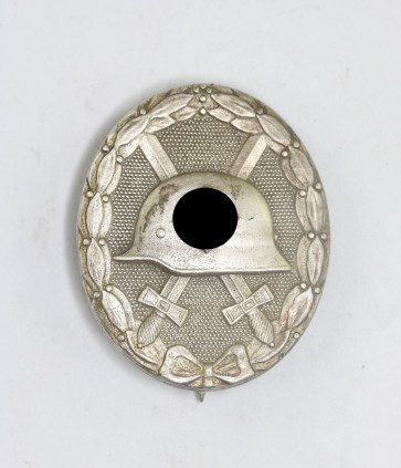 Verwundetenabzeichen in Silber, Hst. 30 (Hauptmünzamt Wien) - Militaria-Berlin