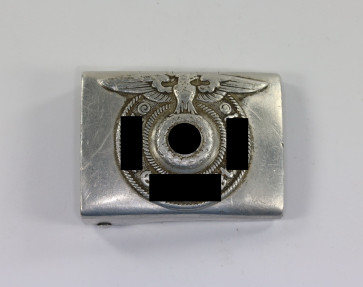 Waffen-SS, Koppelschloss für Mannschaften, Hst. RZM 822/38 SS - Militaria-Berlin