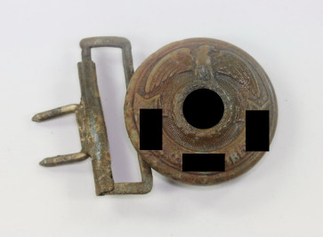 Waffen-SS, Schloß für die Führerfeldbinde, Hst. SS RZM 36/43 OLC (Zink) - Militaria-Berlin