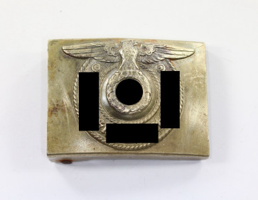 Waffen SS, Koppelschloss für Mannschaften, Cracked Wing - Militaria-Berlin