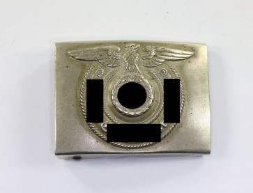  Waffen SS, Koppelschloss für Mannschaften, Hst. Overhoff & Cie, Lüdenscheid - Militaria-Berlin